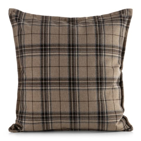 Kissenbezug GARDEN/24A 45X45 BEŻ+BRĄZ/KRATA