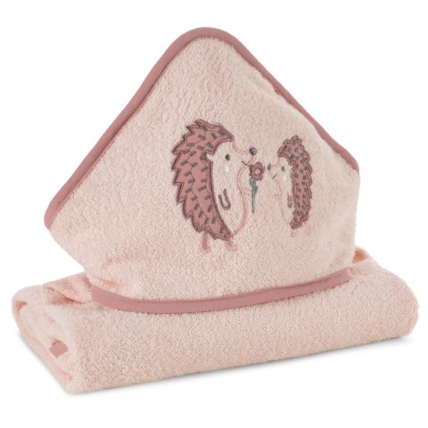 RE0D0BABY680RÓŻ 100X100 KAPTUR 350