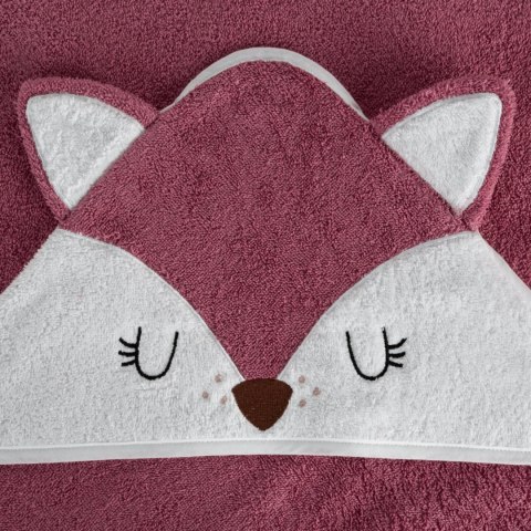 RE0D0BABY700RÓŻ 100X100 KAPTUR 350