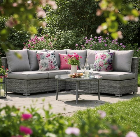 Kissenbezug GARDEN/30A 45X45 B+RÓŻ