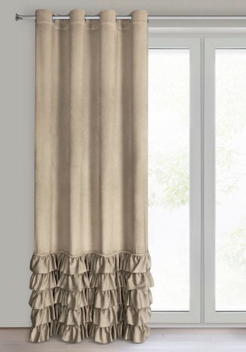 ZAS0CARLI0C.BEŻ 140X250 Ösen