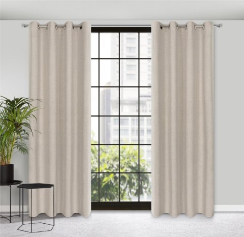 ZAS0LIDIA0BEŻ 140X250 Ösen