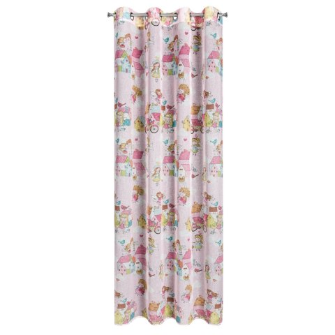 ZAS0POLLY0RÓŻ 140X250 Ösen