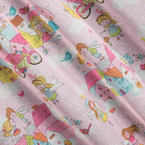 ZAS0POLLY0RÓŻ 140X250 Ösen