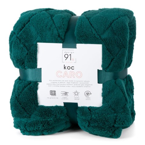 Deka Caro 150x200 cm tmavě zelená