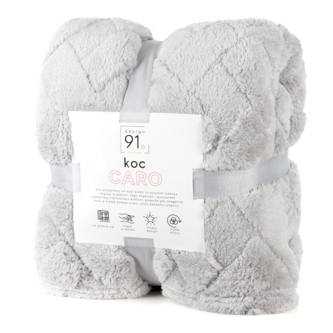 Deka Caro 150x200 cm stříbrná