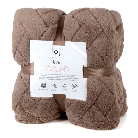 Deka Caro 170x210 cm tmavě béžová