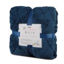 Deka Caro 70x160 cm tmavě modrá