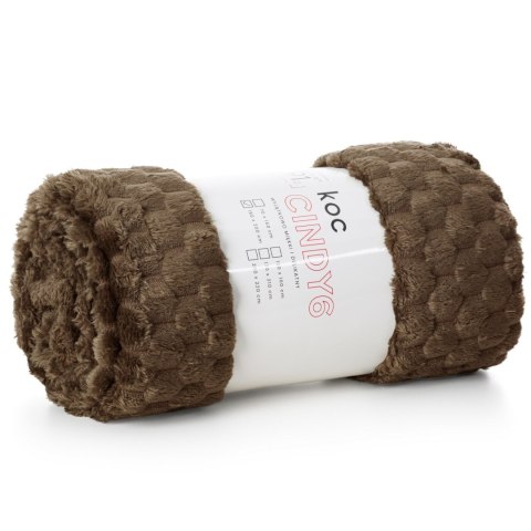 Deka CINDY6 170X210 CM tmavě hnědá