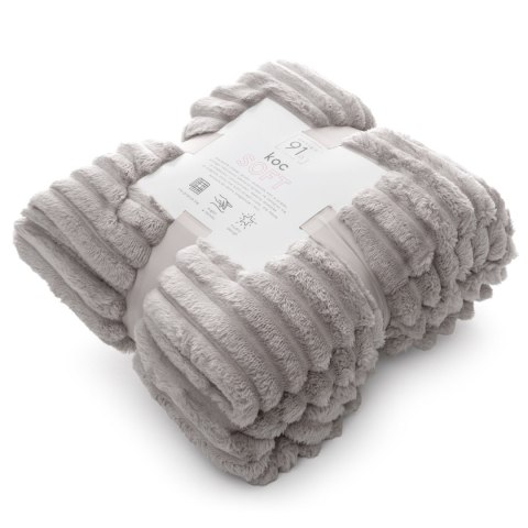 MĚKKÁ DEKA 150X200 CM BÉŽOVÁ