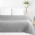 MĚKKÁ DEKA 170X210 CM STŘÍBRNÁ