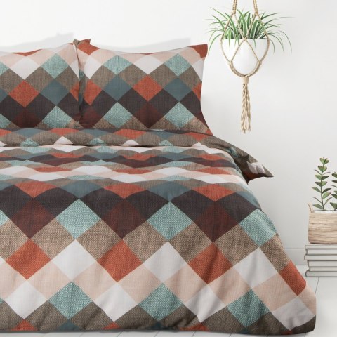 Sada ložního prádla ALEXA 160X200 CM HNĚDÁ