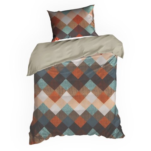 Sada ložního prádla ALEXA 160X200 CM HNĚDÁ