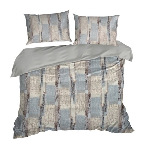 ALLISON LŮŽKOVÉ POVLEČENÍ 140X200 CM STŘÍBRNÉ