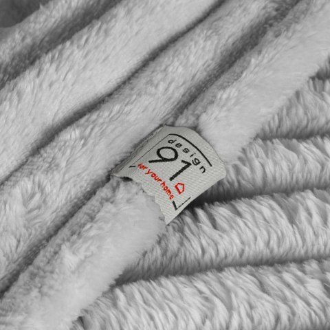 MĚKKÁ DEKA 170X210 CM STŘÍBRNÁ