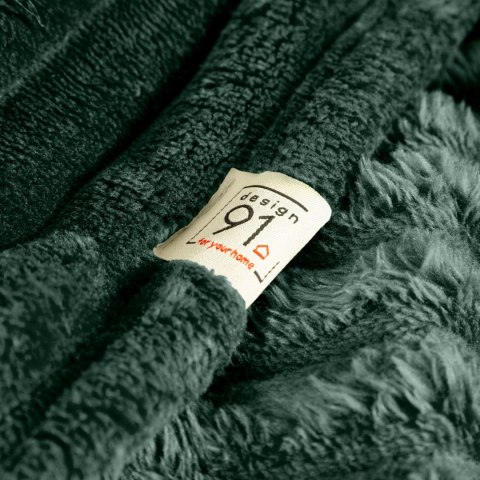 MĚKKÁ DEKA 70X160 CM TMAVĚ ZELENÁ