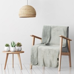 Deka s medvídkem 70x160 cm stříbrná