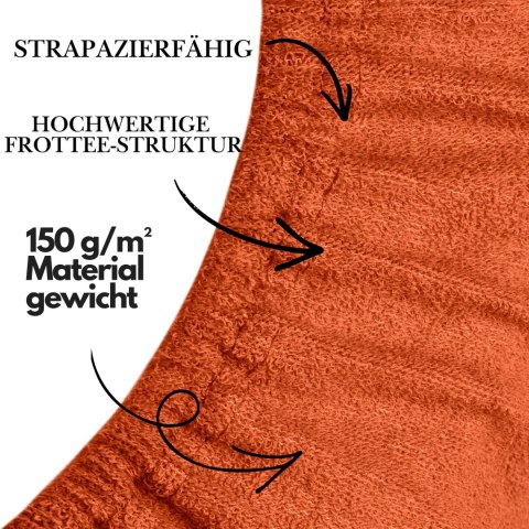Vypasované froté prostěradlo Orange 100x200 cm