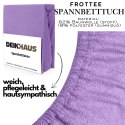 Vypasované froté prostěradlo Violett 100x200 cm
