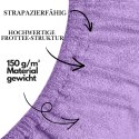 Vypasované froté prostěradlo Violett 100x200 cm