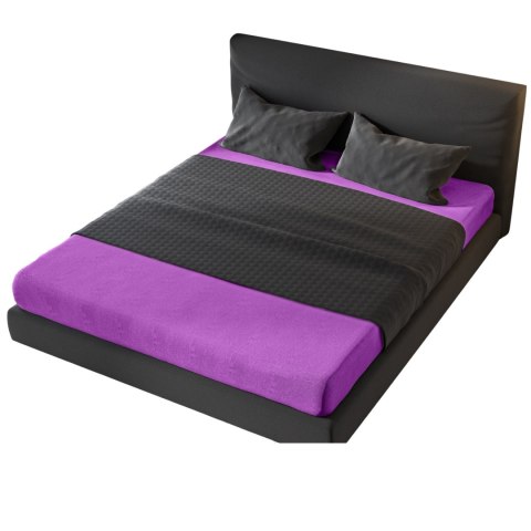 Vypasované froté prostěradlo Violett 180x200 cm