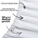Vypasované froté prostěradlo Weiß 200x220 cm